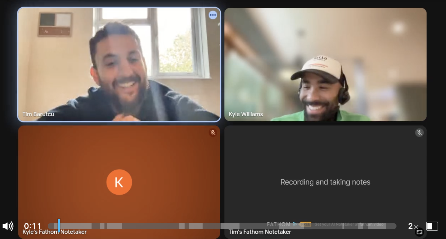 Call with Kyle